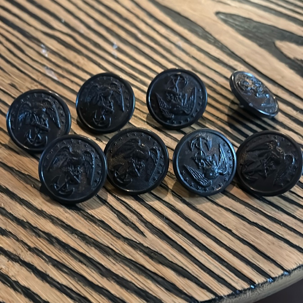 WW II waterbury buttons
